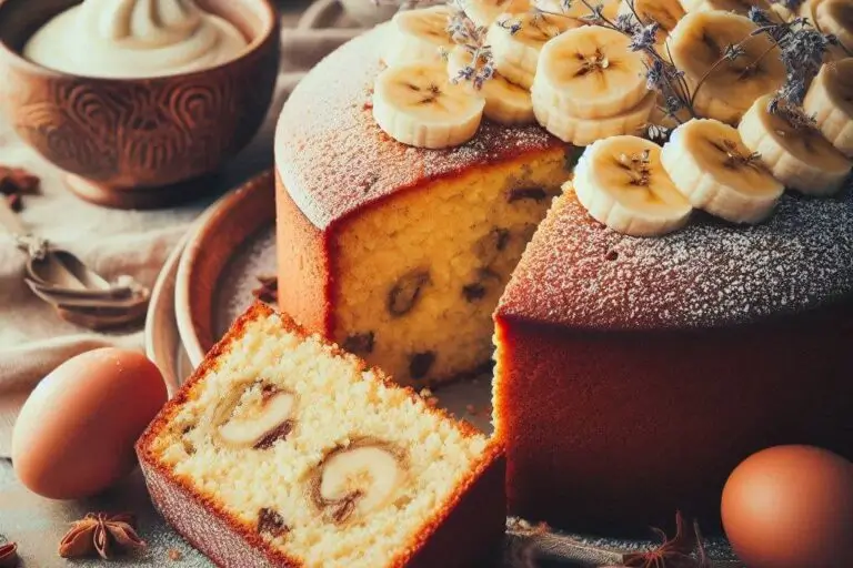 Bolo de Banana Vegana Fofinho e Irresistível: Sem Ovos e Lactose!