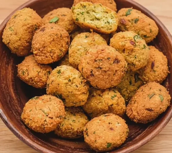 Bolinho de Grão-de-Bico com Molho de Tahine: Uma Explosão de Sabor Vegetariano