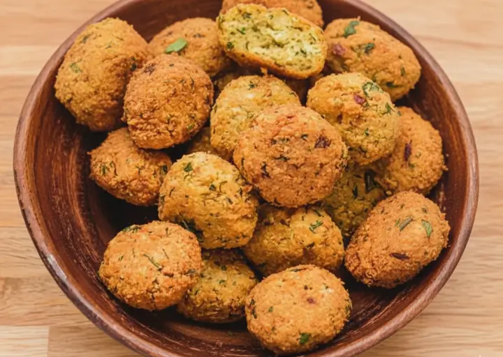 Bolinho de Grão-de-Bico com Molho de Tahine: Uma Explosão de Sabor Vegetariano