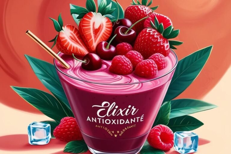 Elixir Antioxidante: Smoothie de Frutas Vermelhas e Açaí (Uma Explosão de Sabor e Saúde!)