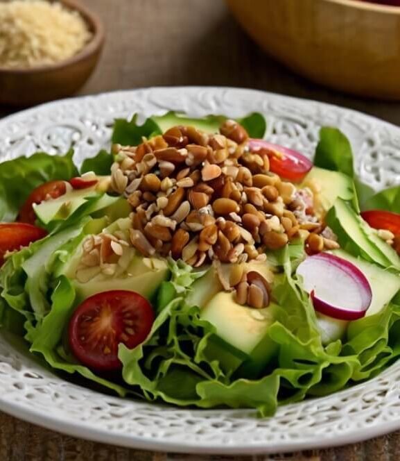 Salada de Couve com Maçã e Nozes: Uma Explosão de Sabores e Nutrientes para o Seu Dia!