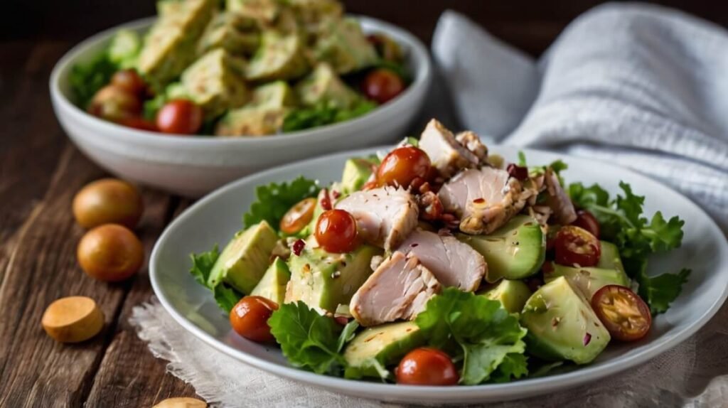 Ensalada de pollo y aguacate: un capricho ligero y nutritivo para tu día a día