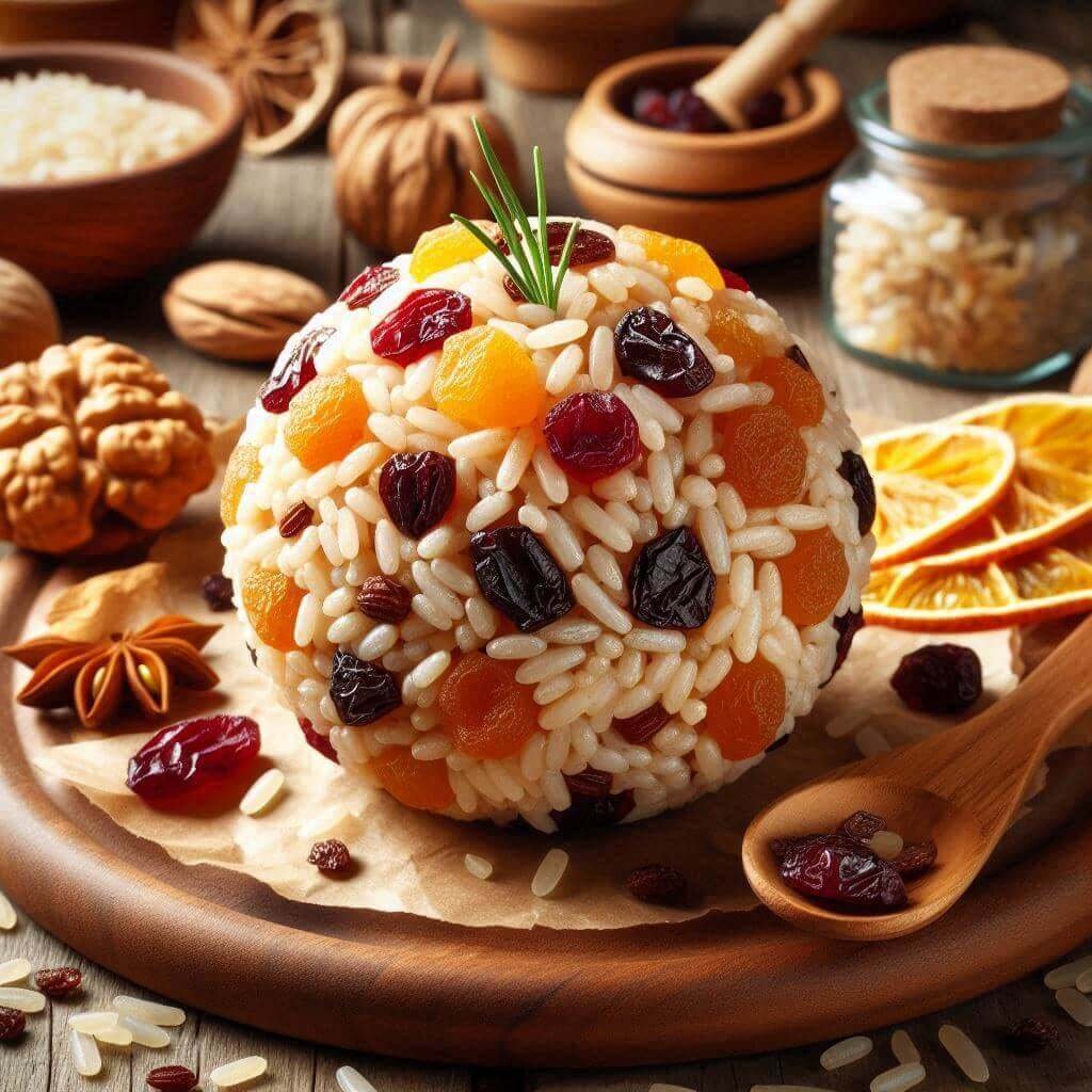 Bolinho de Arroz Integral com Frutas Secas: Uma Explosão de Sabor e Nutrição