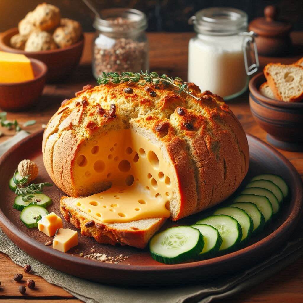 Low Carb Cheese Bread for Cheese Lovers: Flourless and Gluten Free