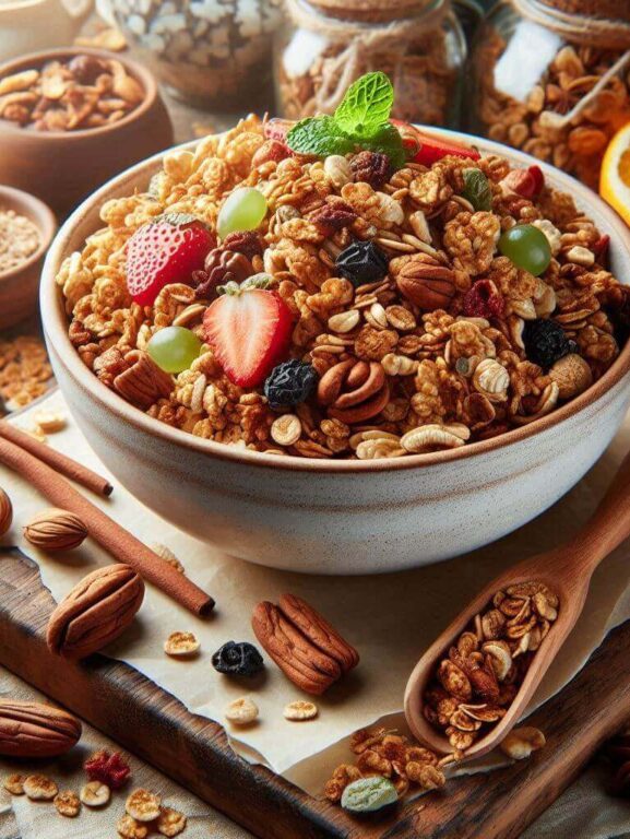 Granola Caseira Crocante: Uma Sinfonia de Sabores para o Seu Dia a Dia!