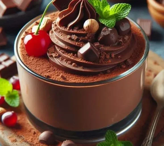 Mousse Vegana de Chocolate