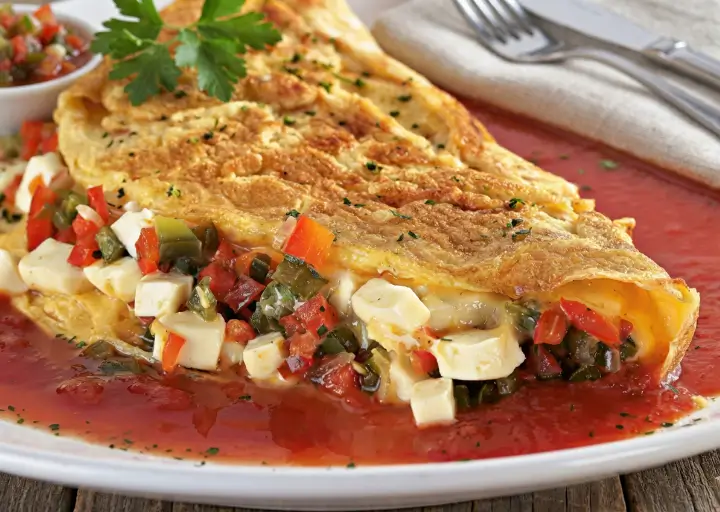 Omelete Supercharged: Uma Explosão de Sabor e Nutrientes para Começar o Dia com Energia!