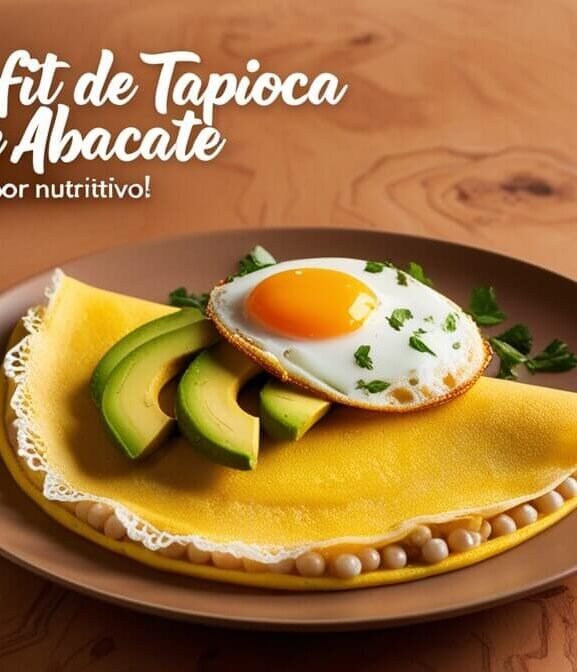 Crepioca Fit de Tapioca com Ovo e Abacate: Uma Explosão de Sabor Nutritivo!