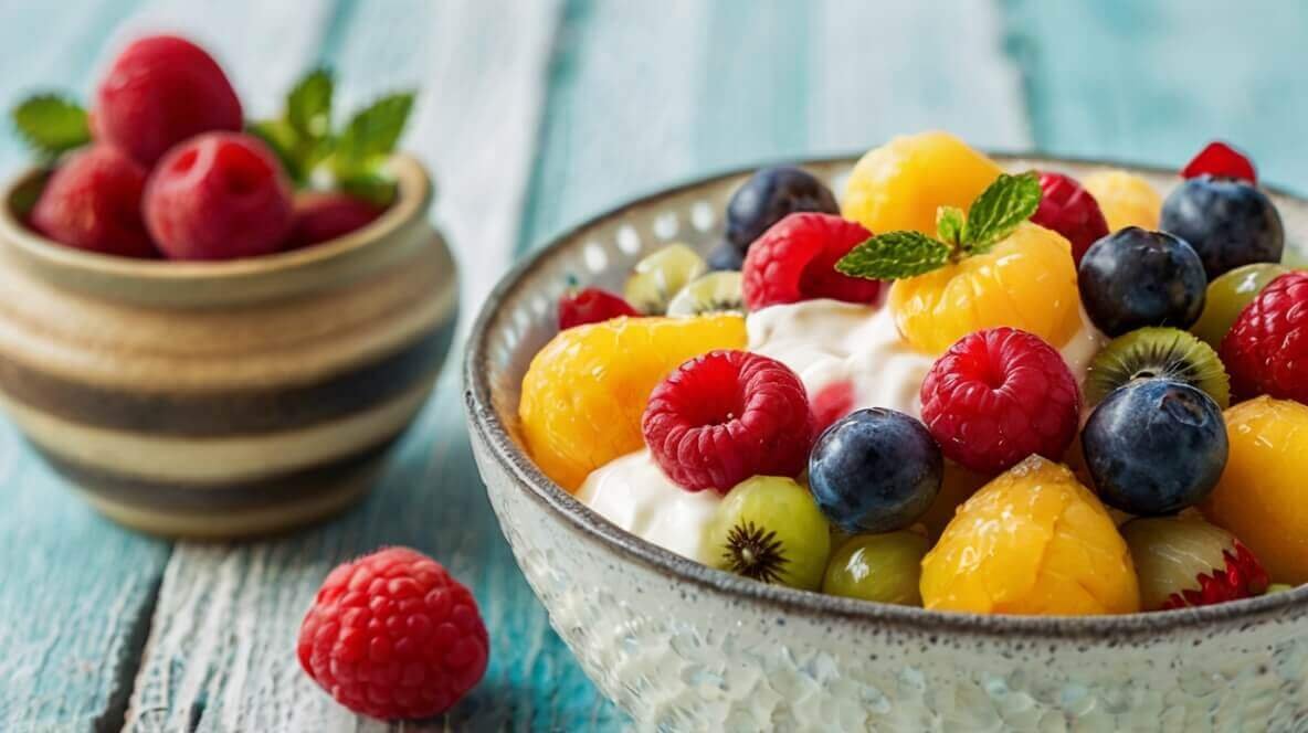 Salada de Frutas com Iogurte Natural: Refrescante e Leve para o Verão!