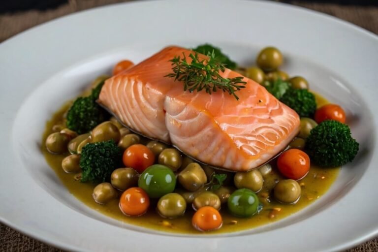 Salmão Assado com Legumes: Uma Sinfonia de Sabores para Nutrir Corpo e Alma