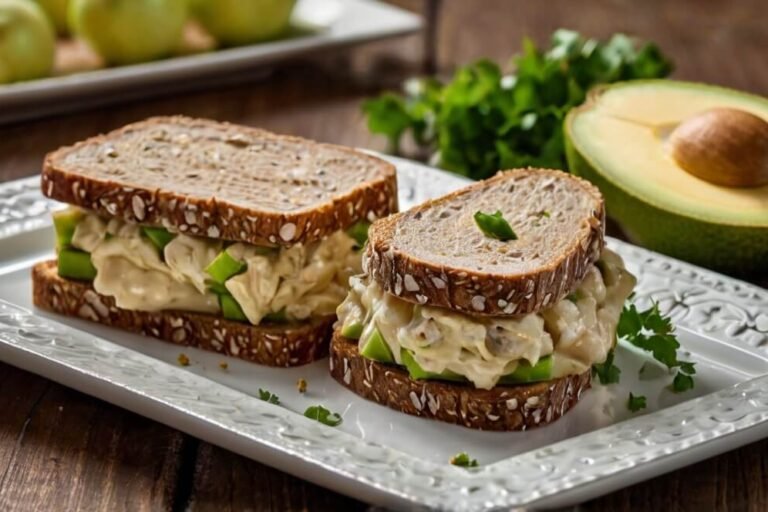 Sanduíche de Atum com Abacate: Um Deleite Cremoso e Nutritivo para Alegrar Seu Dia!