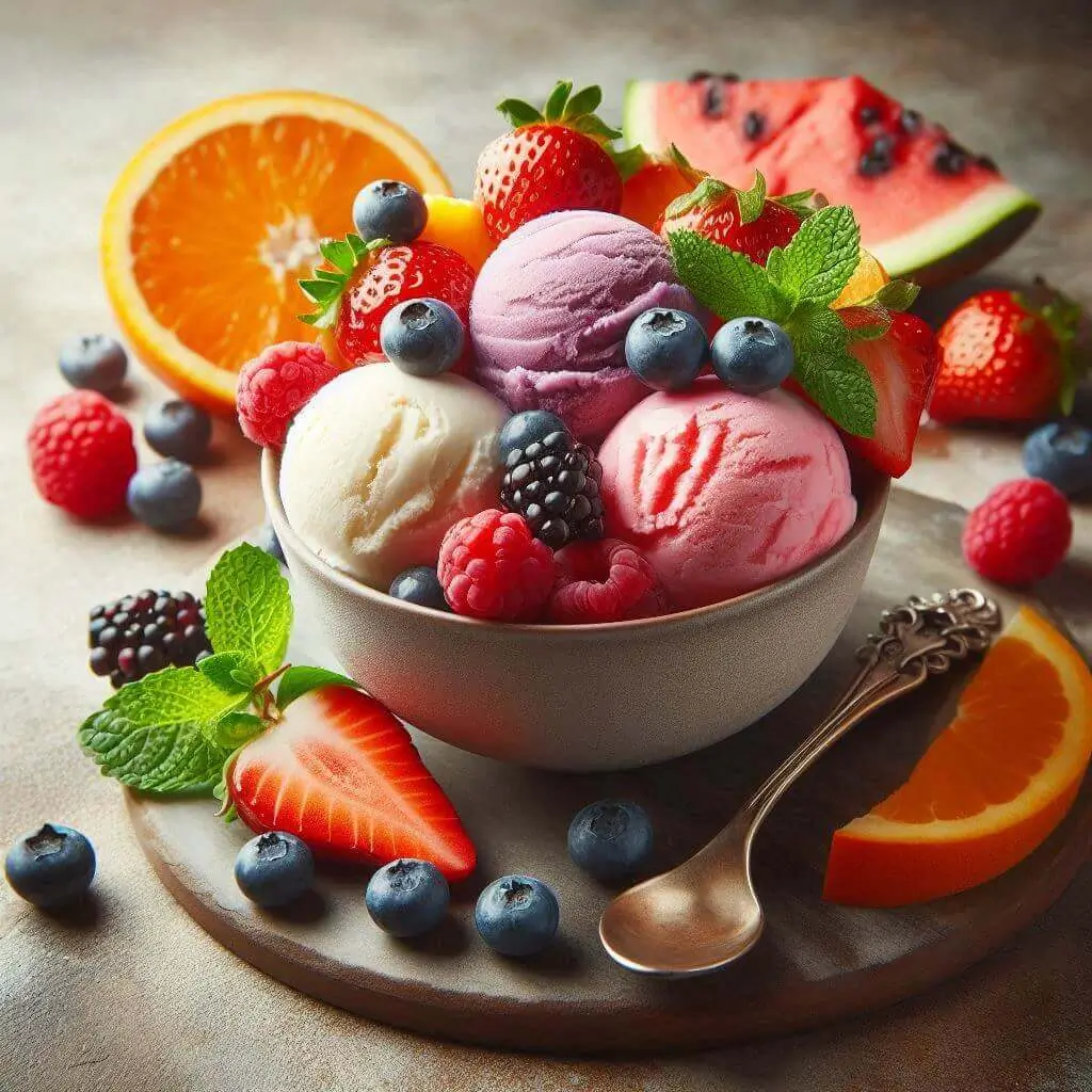 Sorvete de Frutas Caseiro sem Lactose: Uma Explosão de Sabor Refrescante e Saudável!