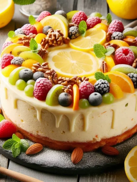 Bolo de Limão Fit: Delícia Saudável e Refrescante