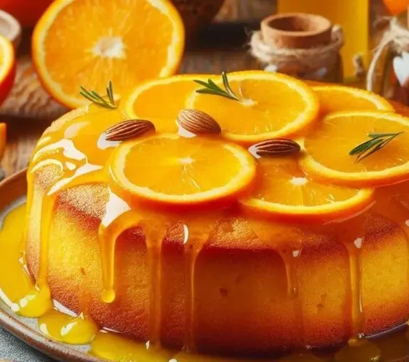 Bolo de Laranja Fit com Gotas de Sabor: Uma Explosão Cítrica Saudável!