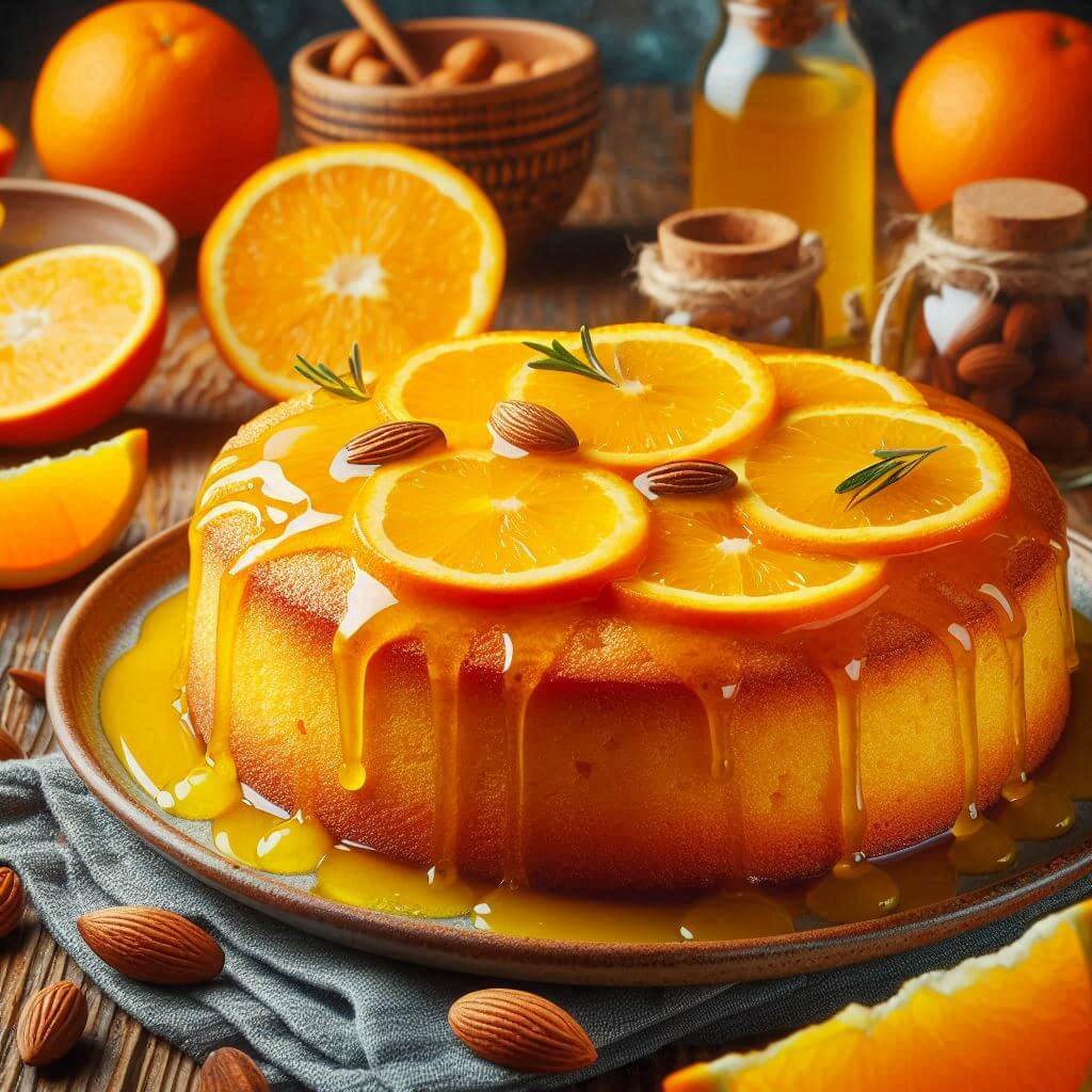 Bolo de Laranja Fit com Gotas de Sabor: Uma Explosão Cítrica Saudável!