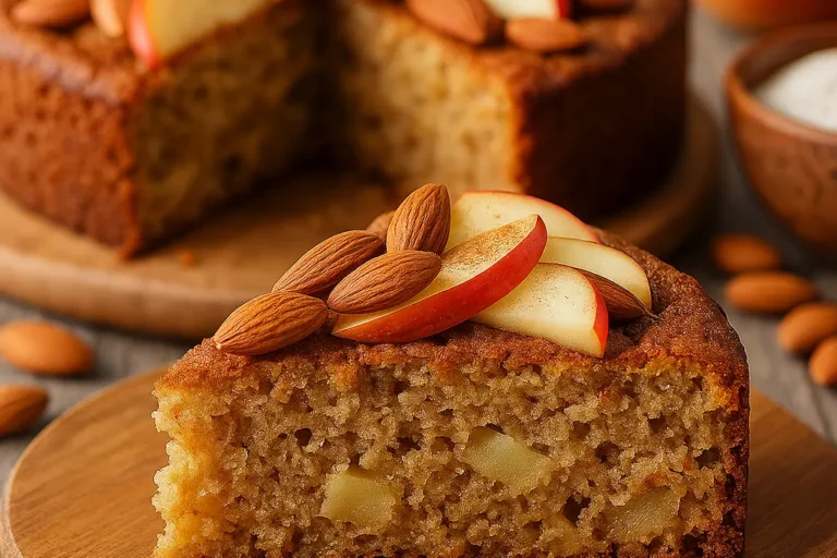 🍎 Bolo de Maçã Saudável e Sem Açúcar 🍰🔥 | Fit, Rico em Fibras e com Sabor de Casa de Vó