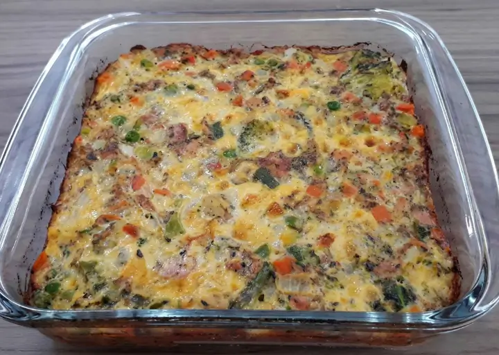 Torta de Atum Low Carb