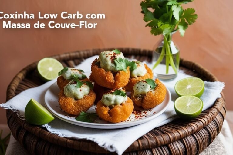 Low Carb Coxinha with Cauliflower Dough