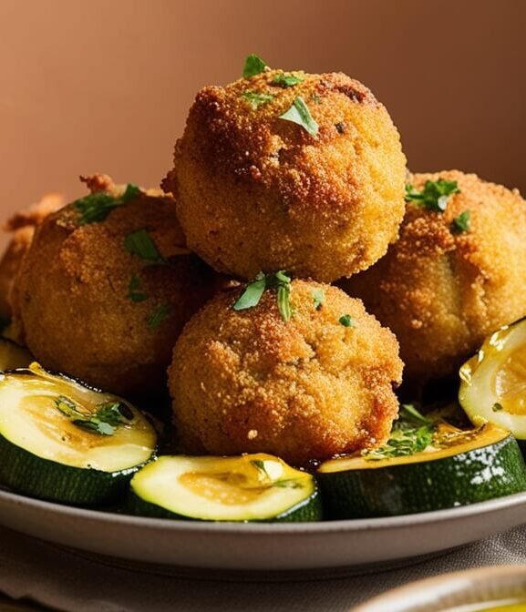 Bolinhos de Frango com Abobrinha Fit
