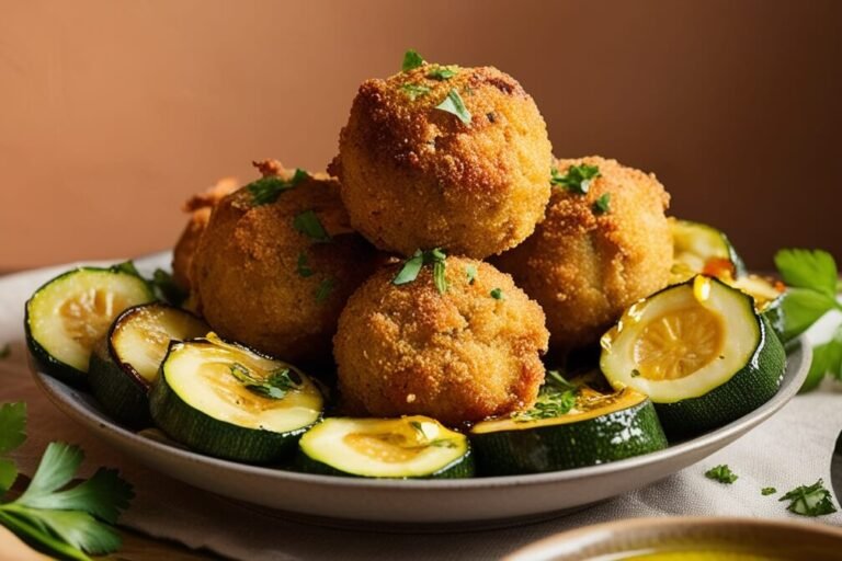 Bolinhos de Frango com Abobrinha Fit