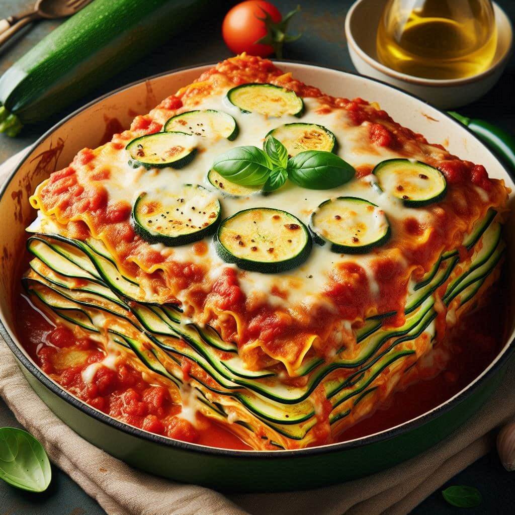 Lasanha de Abobrinha com Ricota