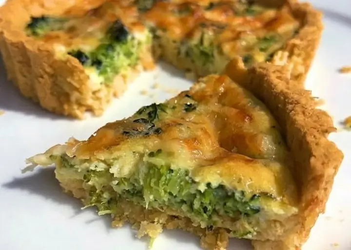 Quiche Low Carb de Brócolis