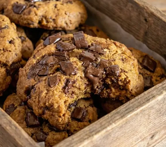Cookies de Aveia com Chocolate 70%: Crocantes e Saudáveis