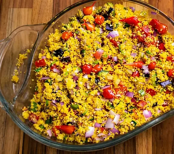 Cuscuz Nordestino com Legumes: Um Toque Saudável