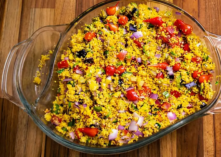 Cuscuz Nordestino com Legumes: Um Toque Saudável