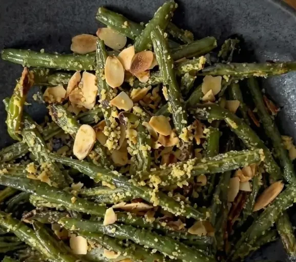 Vagem Assada com Limão e Ervas