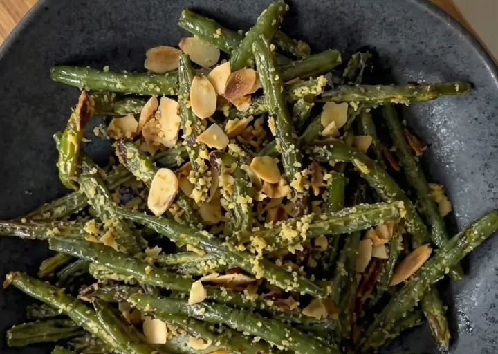 Vagem Assada com Limão e Ervas