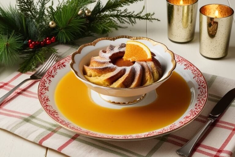 Rabanada Fit de Natal com Calda de Laranja e Canela