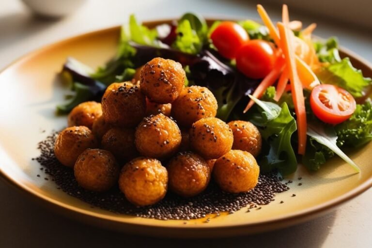 Bolinho Tapioca com Cenoura e Chia