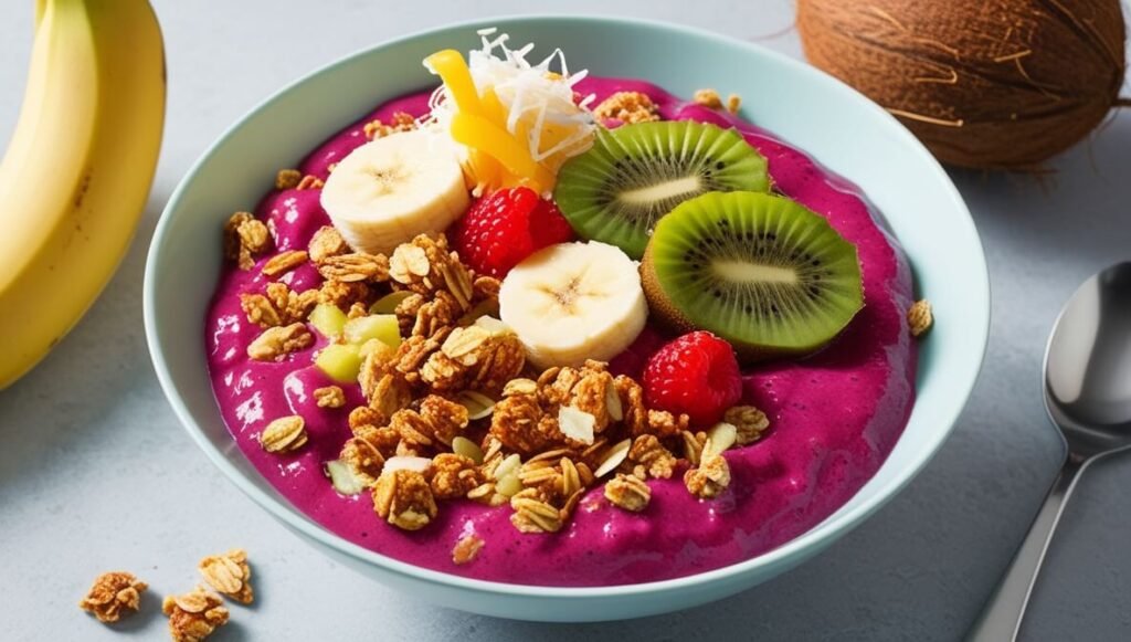 Bowl de Açaí Fit com Granola e Frutas: Energético e Nutritivo para o Seu Dia