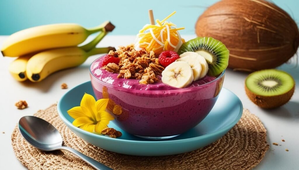 Bowl de Açaí Fit com Granola e Frutas: Energético e Nutritivo para o Seu Dia