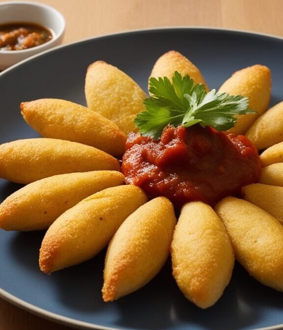 Coxinha de Batata-Doce com Frango