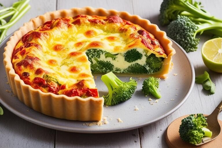 Quiche Low Carb de Brócolis: Sabor e Nutrição em Cada Mordida