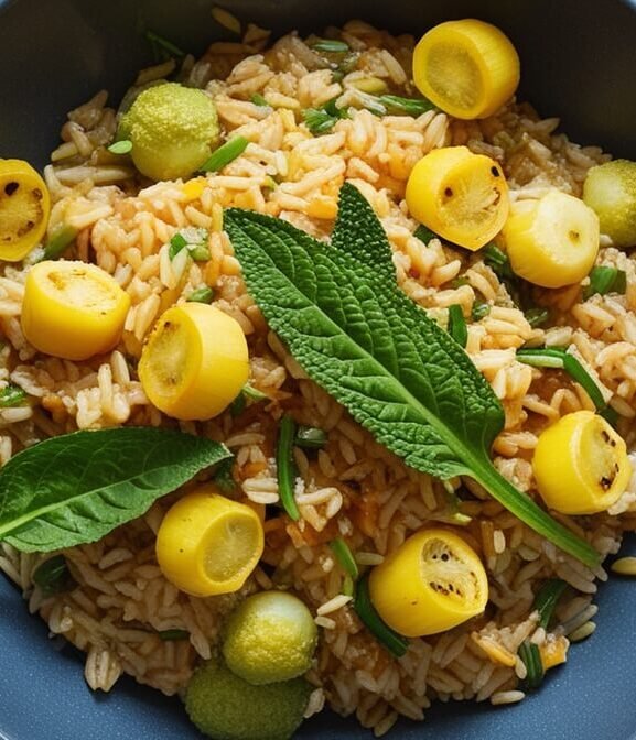 Risoto Integral de Cogumelos e Espinafre – Saudável e Sabor Inigualável