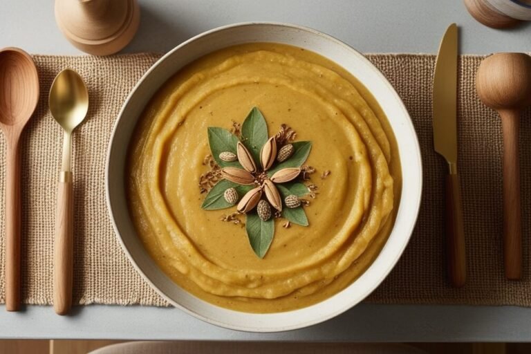 "Sopa Detox de Abóbora com Gengibre: Saudável e Saborosa"