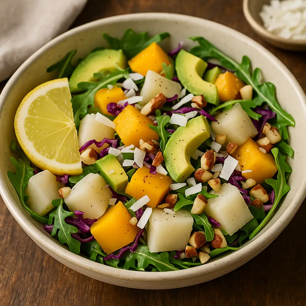 Tropical Yam Salad: Nutrition and Flavor in Every Bite