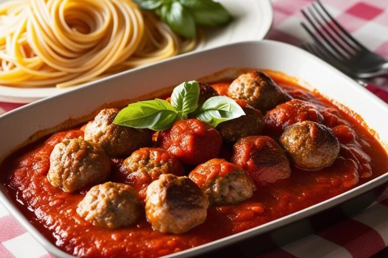 Almôndega de Carne Moída com Molho de Tomate: O Sabor de Casa