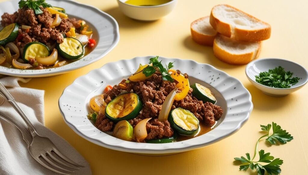 Carne Moída com Abobrinha: Nutrição e Sabor em um Prato Delicioso