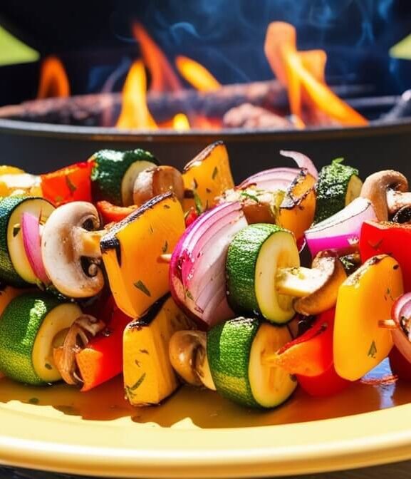 Espetinhos de Legumes Grelhados: Uma Delícia Saudável para o Seu Churrasco