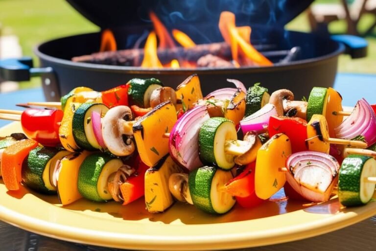 Espetinhos de Legumes Grelhados: Uma Delícia Saudável para o Seu Churrasco
