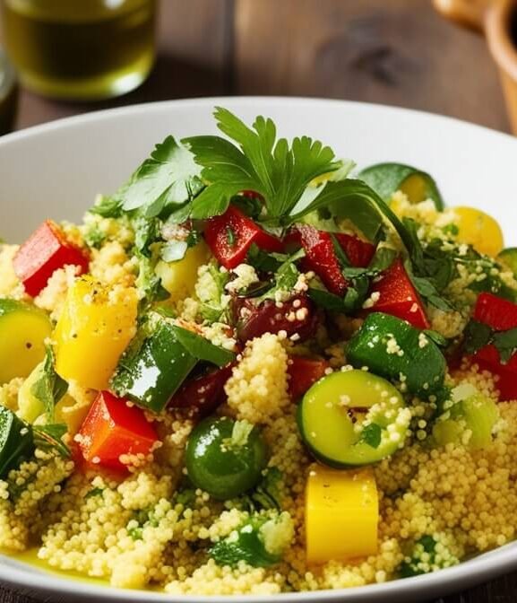 Cuscuz Marroquino com Legumes