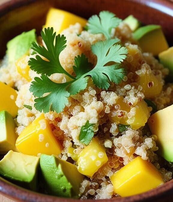 Surpresa de Quinoa Tropical: Delícia Saudável e Brasileira
