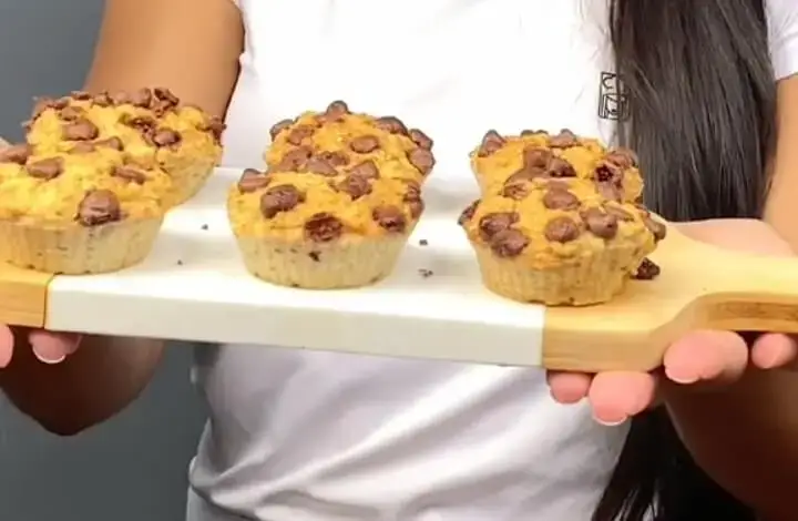🧁 Muffin de Aveia Saudável – Fácil, Sem Açúcar e Super Fofinho!