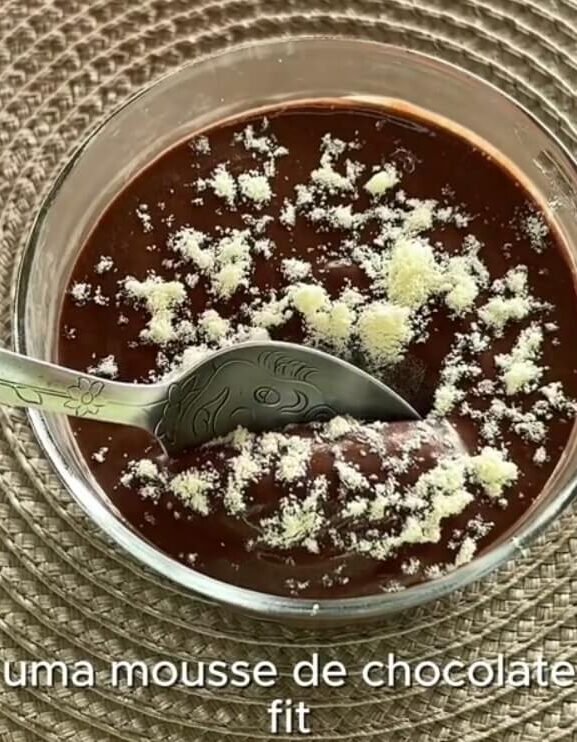 Mousse de Chocolate Fit: Cremoso e Saudável
