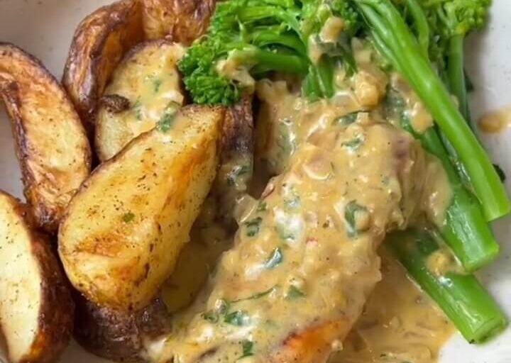 ✨ Frango Cremoso com Batatas e Legumes – Receita Fácil e Saborosa✨