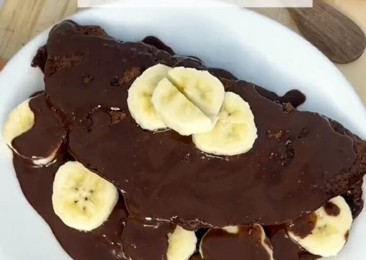Panqueca de Chocolate Saudável ✨